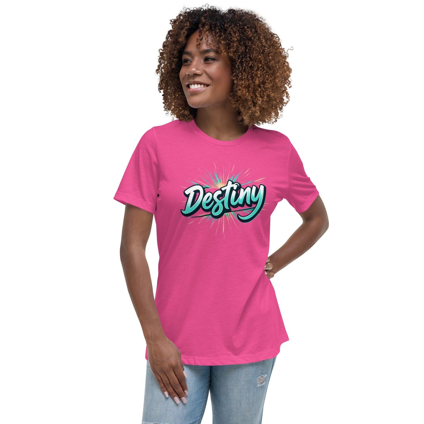 Destiny Inspirational Graphic T-Shirt for Women – Motivational Streetwear | ccanvas - T-Shirt | Ccanvas
