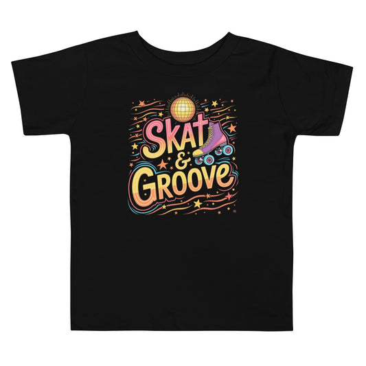 Skate & Groove Kids T-Shirt – Retro Roller Disco Tee for Boys & Girls | ccanvas - Toddler T-Shirts | Ccanvas