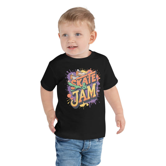 Skate & Jam Kids T-Shirt – Funky Skater Style Graphic Tee for Boys & Girls | ccanvas - Kids T-Shirts | Ccanvas