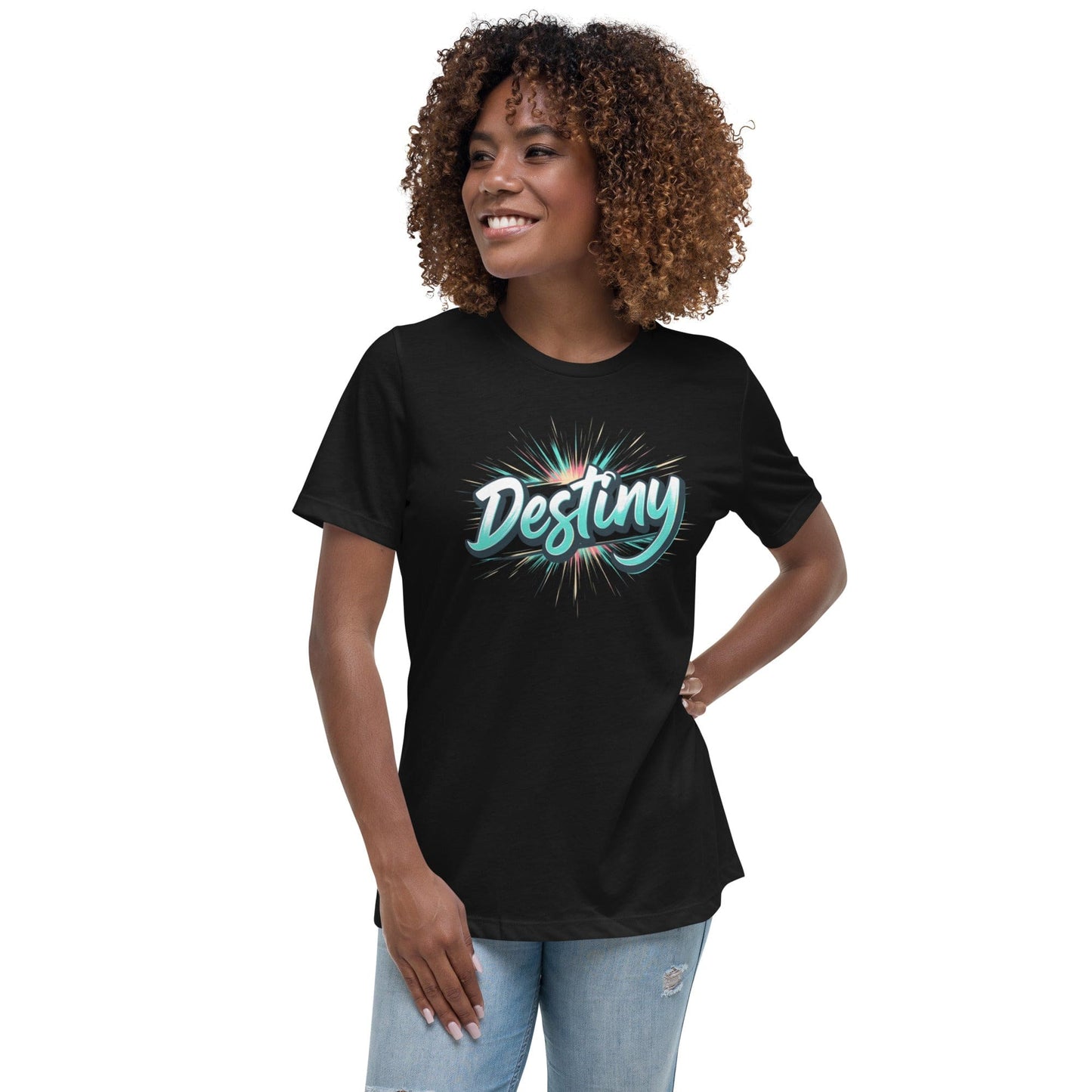 Destiny Inspirational Graphic T-Shirt for Women – Motivational Streetwear | ccanvas - T-Shirt | Ccanvas