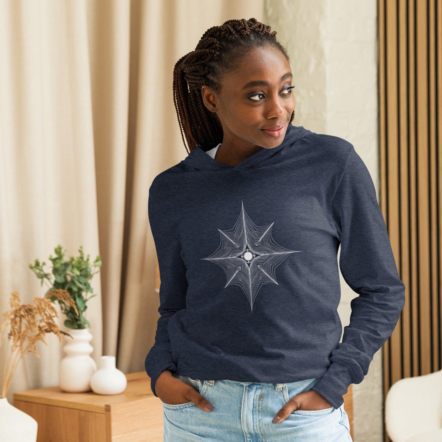 Celestial Energy Hoodie - Sacred Geometry Cosmic Sweatshirt | ccanvas - Hoodie | Ccanvas
