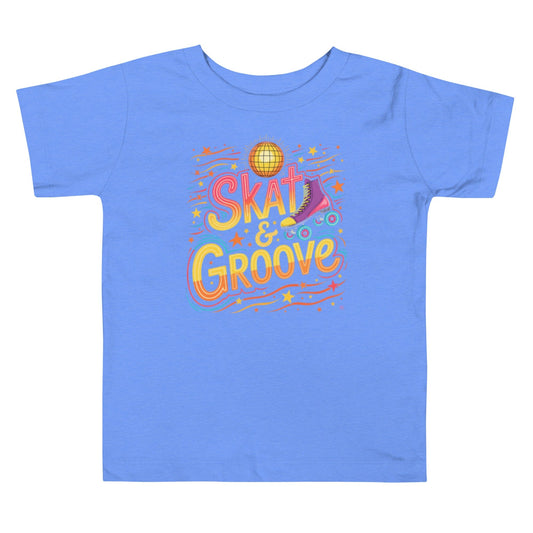 Skate & Groove Kids T-Shirt – Retro Roller Disco Tee for Boys & Girls | ccanvas - Toddler T-Shirts | Ccanvas