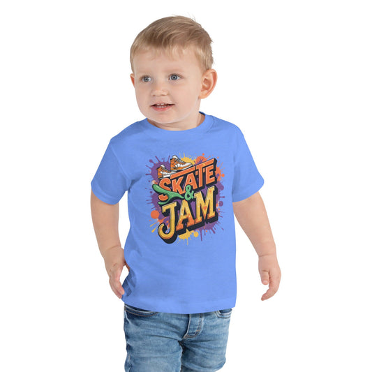 Skate & Jam Kids T-Shirt – Funky Skater Style Graphic Tee for Boys & Girls | ccanvas - Kids T-Shirts | Ccanvas