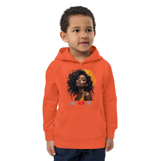 XOX Afro Queen – Kids Hoodie | Empowering Art Design by ccanvas - Kids Hoodies | Ccanvas