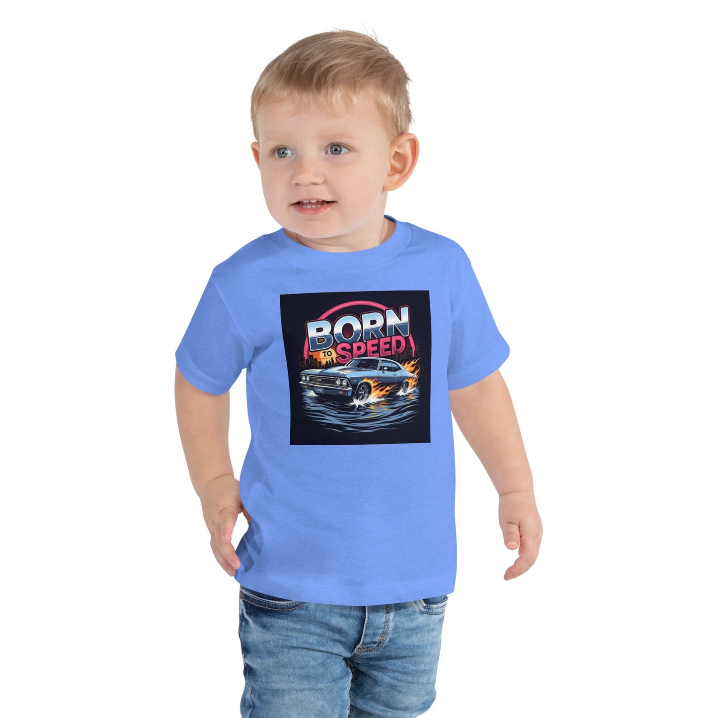 Born to Speed Kids T-Shirt – Cool Racing Car Graphic Tee for Boys & Girls | ccanvas - Kids T-Shirts | Ccanvas