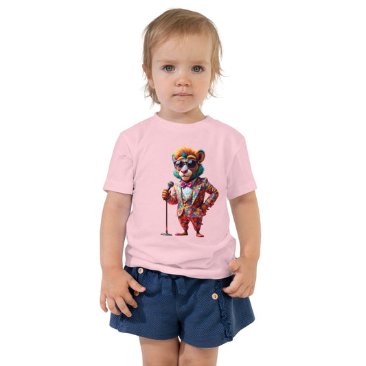 T-Shirt with Colorful Singing Lion Cartoon | ccanvas - Baby Onesies | Ccanvas