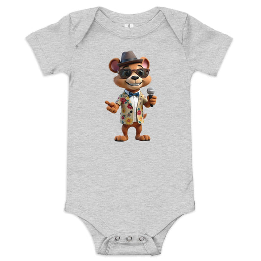 Cool Bear Baby Onesie with Funny Cartoon Swag Design | ccanvas - Baby Onesies | Ccanvas