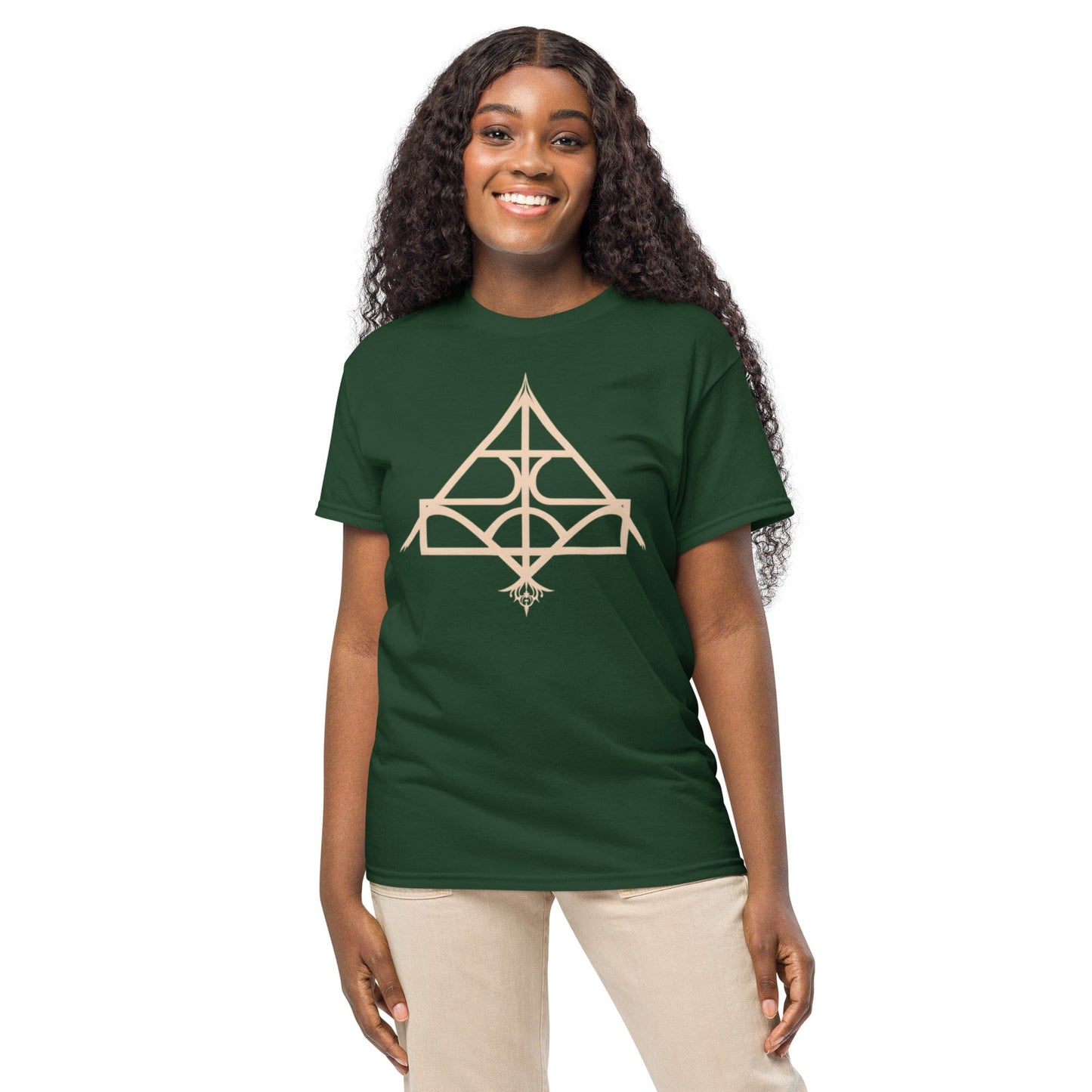 Sacred Geometry Streetwear T-Shirt – Abstract Symbolic Design | ccanvas - Unisex Graphic T-Shirt | Ccanvas
