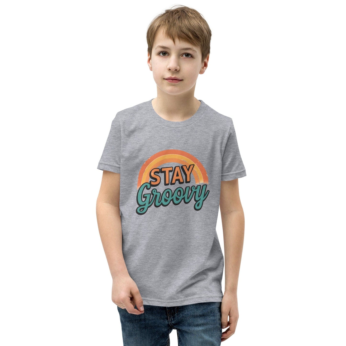 Stay Groovy Retro Rainbow Kids T-Shirt | ccanvas - Kids T-Shirts | Ccanvas