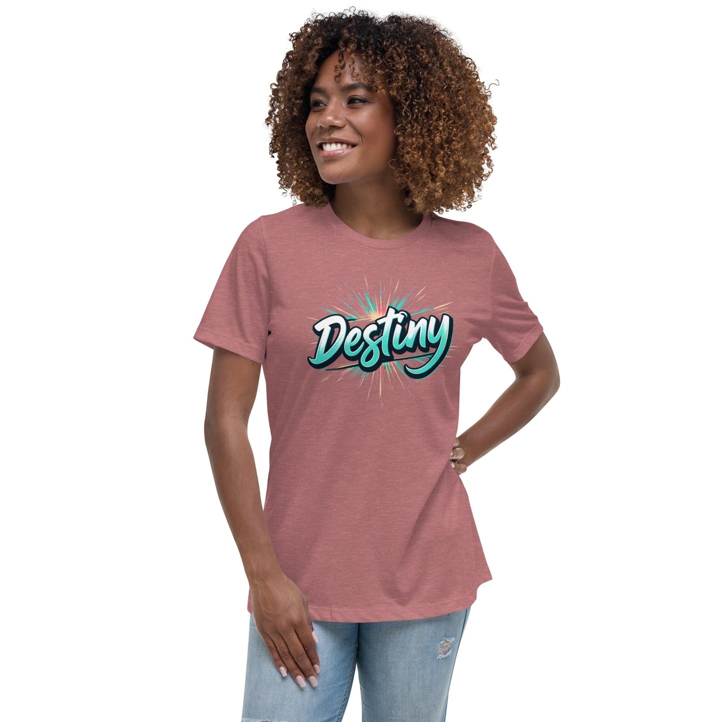 Destiny Inspirational Graphic T-Shirt for Women – Motivational Streetwear | ccanvas - T-Shirt | Ccanvas