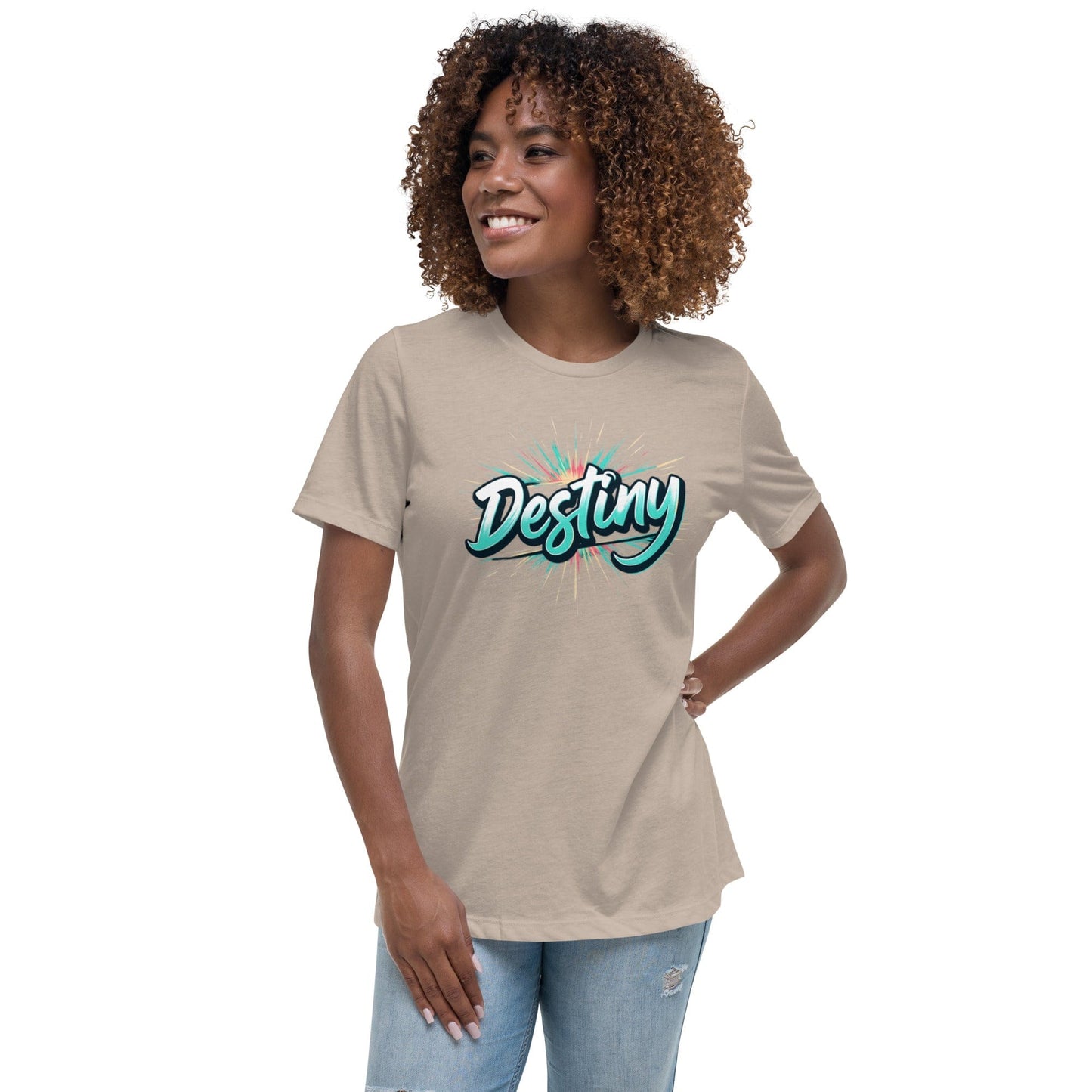 Destiny Inspirational Graphic T-Shirt for Women – Motivational Streetwear | ccanvas - T-Shirt | Ccanvas