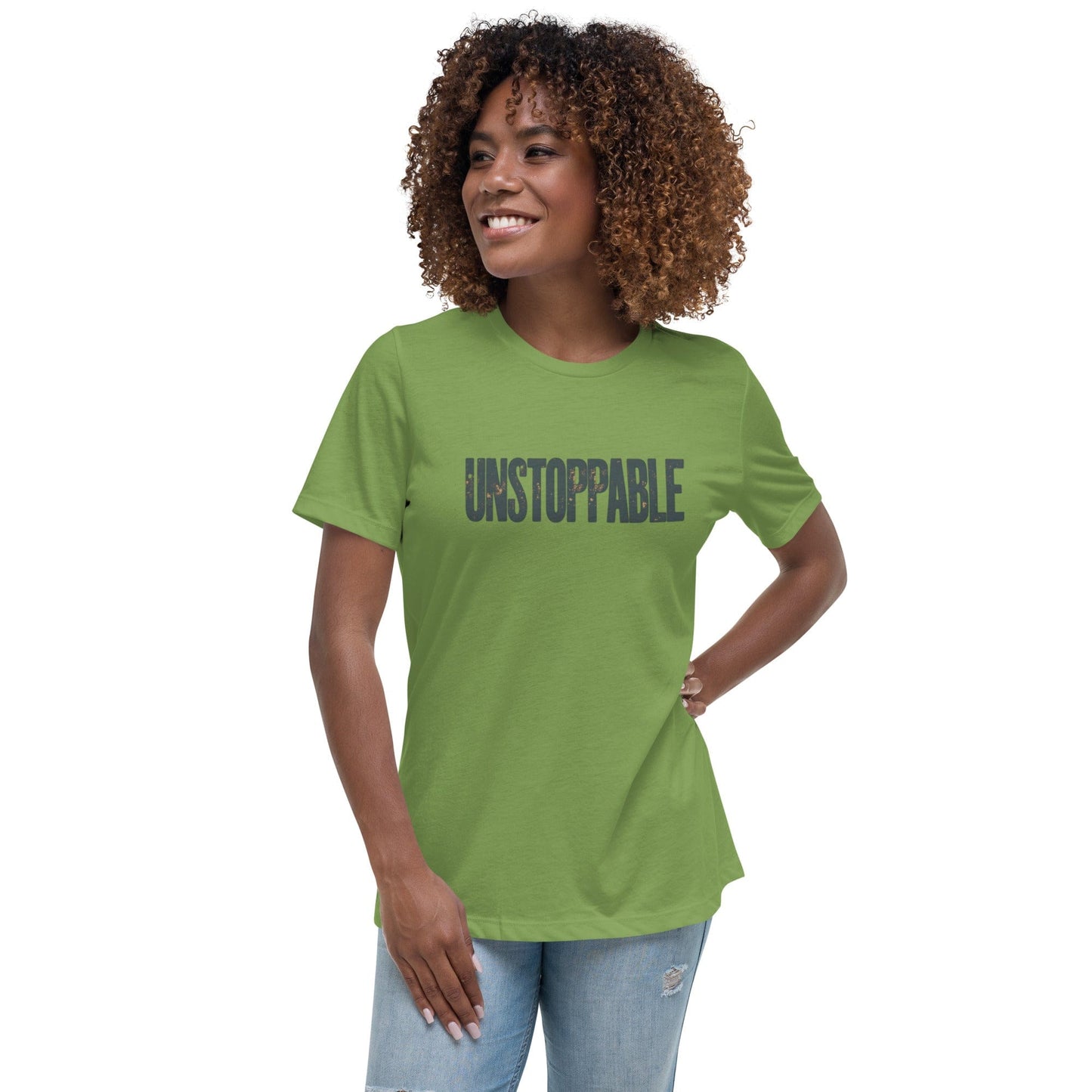 Unstoppable Motivational Graphic T-Shirt for Women – Empowerment Shirt | ccanvas - T-Shirt | Ccanvas