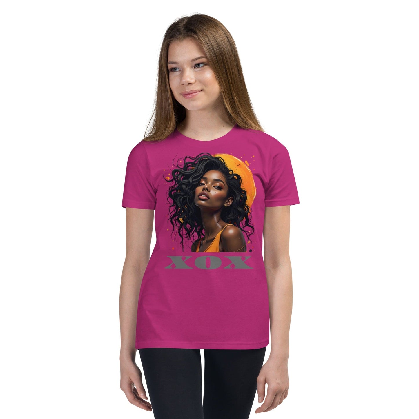 XOX Afro Queen T-Shirt – Bold Empowerment Tee with Melanin Art | ccanvas - Women’s T-Shirts | Ccanvas