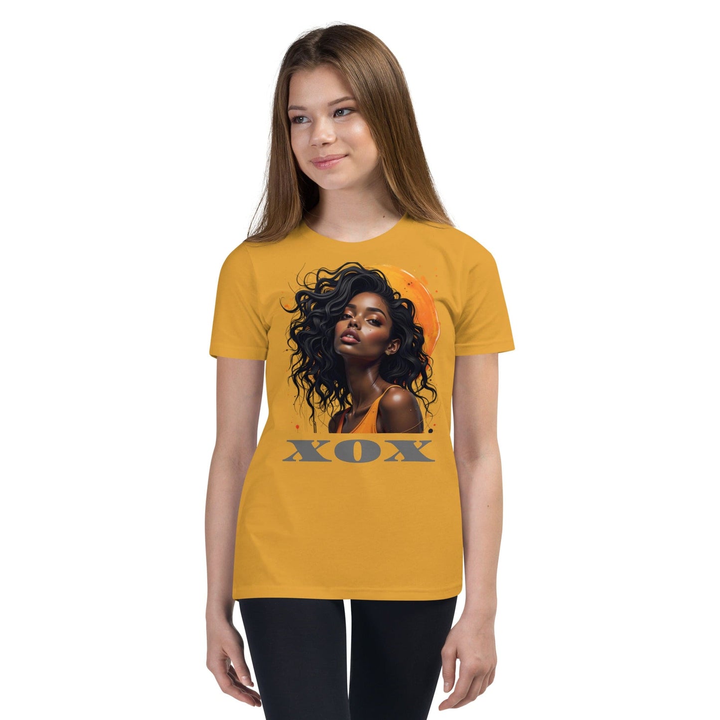 XOX Afro Queen T-Shirt – Bold Empowerment Tee with Melanin Art | ccanvas - Women’s T-Shirts | Ccanvas