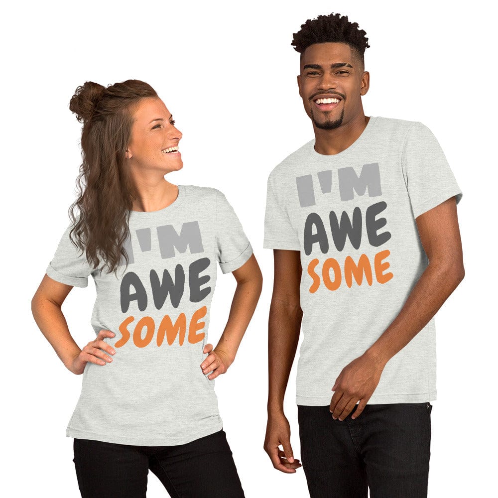 I’m Awesome” Funny Statement T-Shirt – Bold Graphic Tee | ccanvas - Unisex T-Shirt | Ccanvas