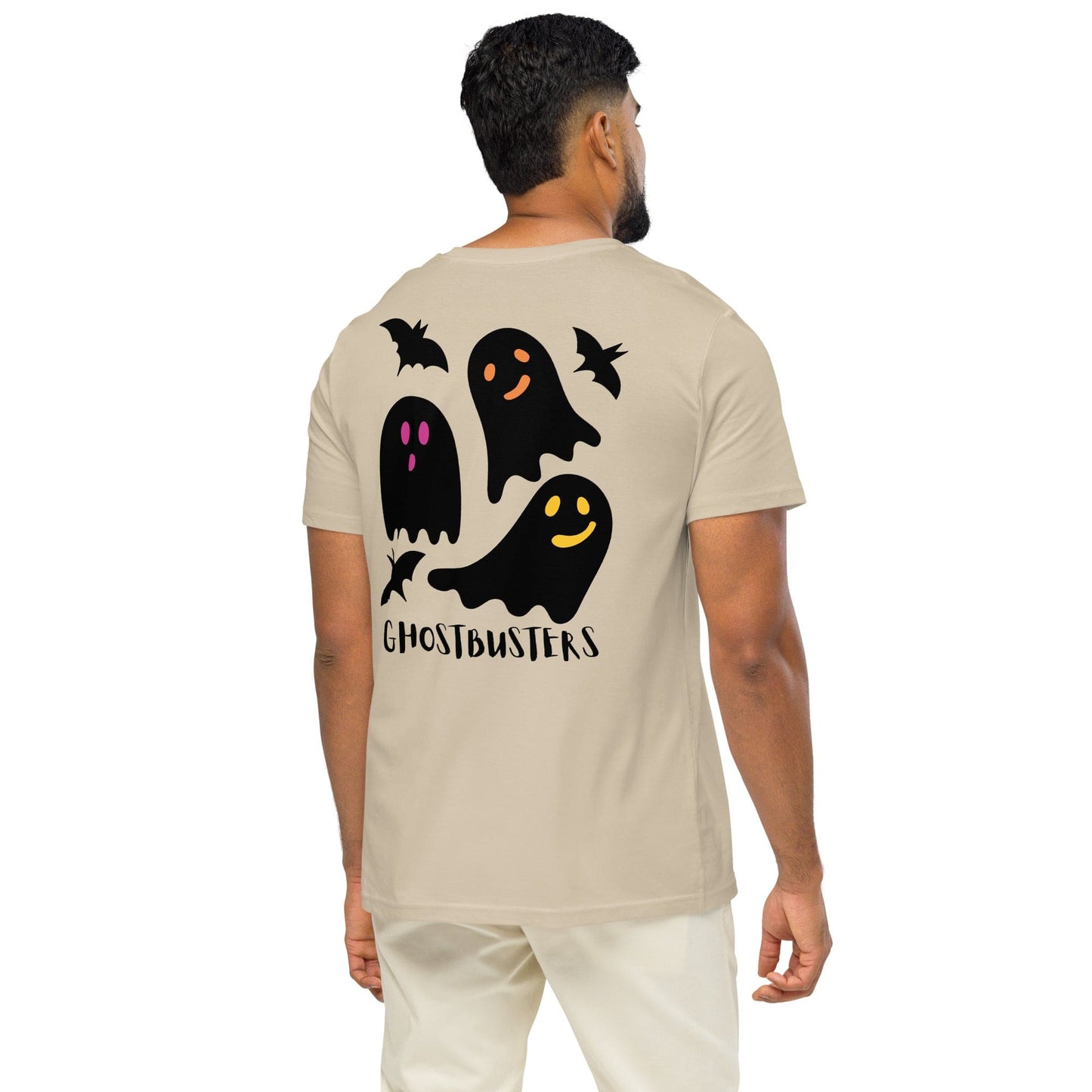 Ghostbusters Halloween T-Shirt – Funny Cartoon Ghost Print | ccanvas - Unisex Halloween T-Shirt | Ccanvas