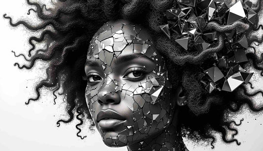 Downloadable Shattered Reflection Portrait – Digital Art (Max 150x150cm) | ccanvas - Downloadable Digital Art | Ccanvas
