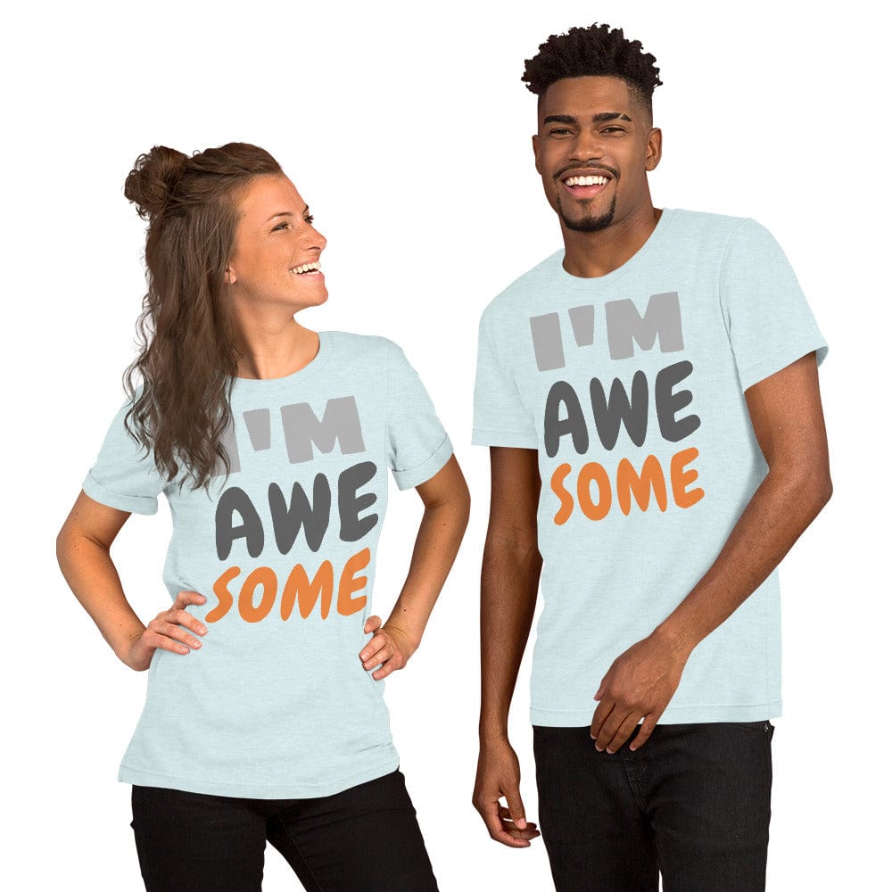 I’m Awesome” Funny Statement T-Shirt – Bold Graphic Tee | ccanvas - Unisex T-Shirt | Ccanvas