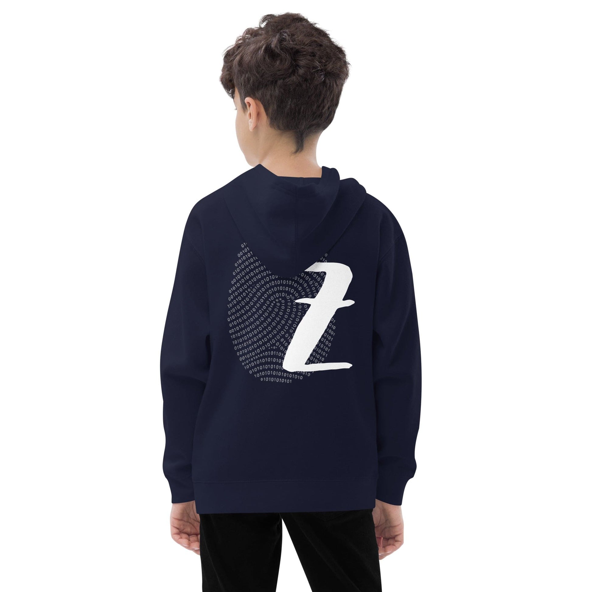 GEN Z Binary Thumbprint Hoodie – Techwear - Inspired Statement Backprint | ccanvas - Hoodies & Sweatshirts | Ccanvas
