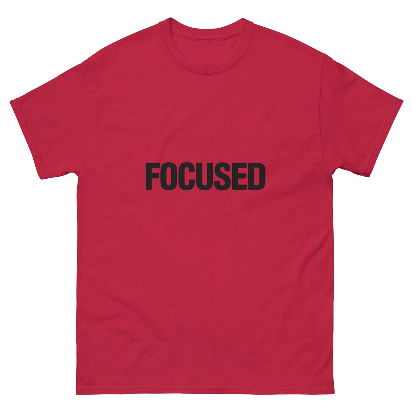 FOCUSED T-Shirt – Minimalist Motivational Tee for Entrepreneurs & Doers ccanvas - T-Shirt | Ccanvas