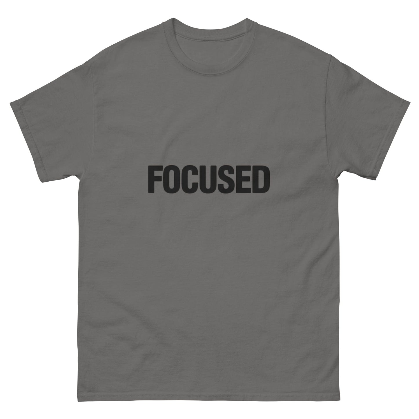 FOCUSED T-Shirt – Minimalist Motivational Tee for Entrepreneurs & Doers ccanvas - T-Shirt | Ccanvas