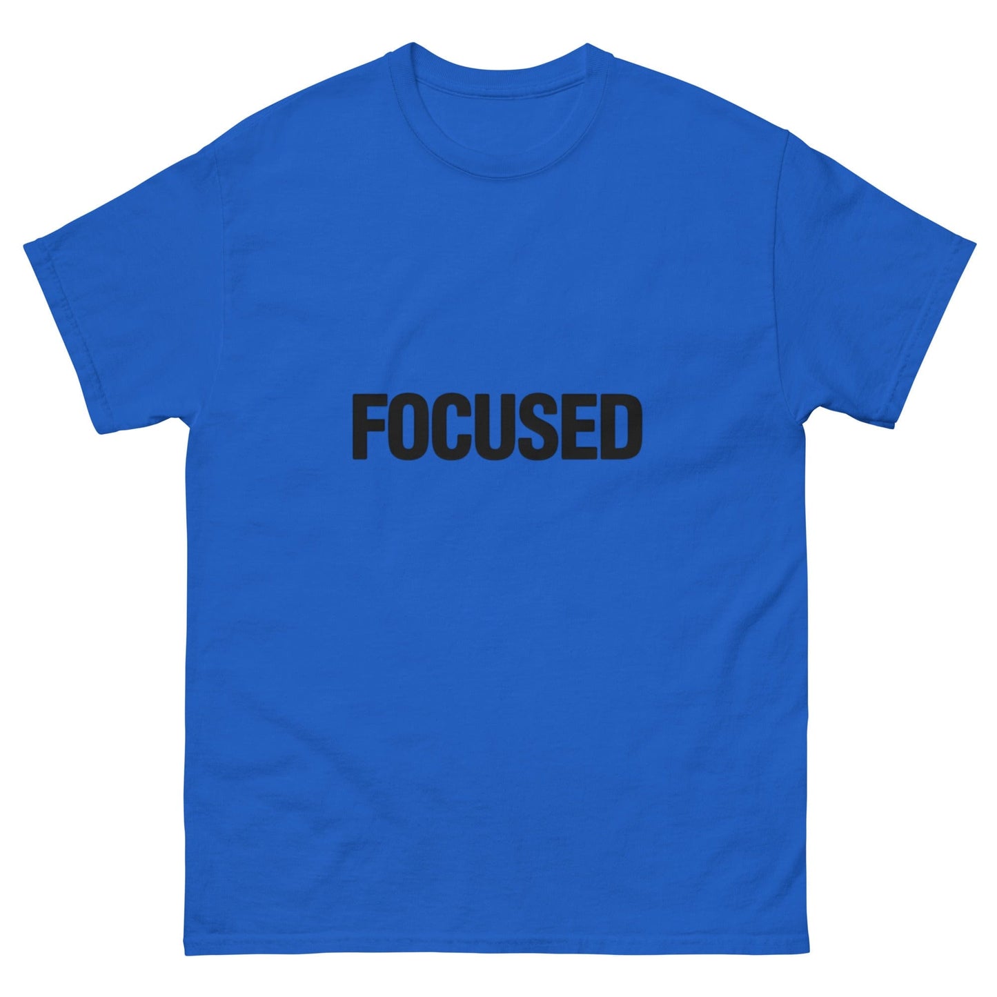 FOCUSED T-Shirt – Minimalist Motivational Tee for Entrepreneurs & Doers ccanvas - T-Shirt | Ccanvas