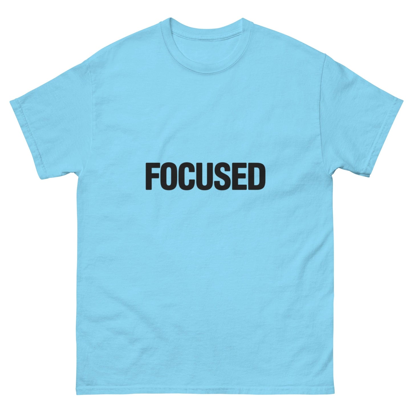 FOCUSED T-Shirt – Minimalist Motivational Tee for Entrepreneurs & Doers ccanvas - T-Shirt | Ccanvas