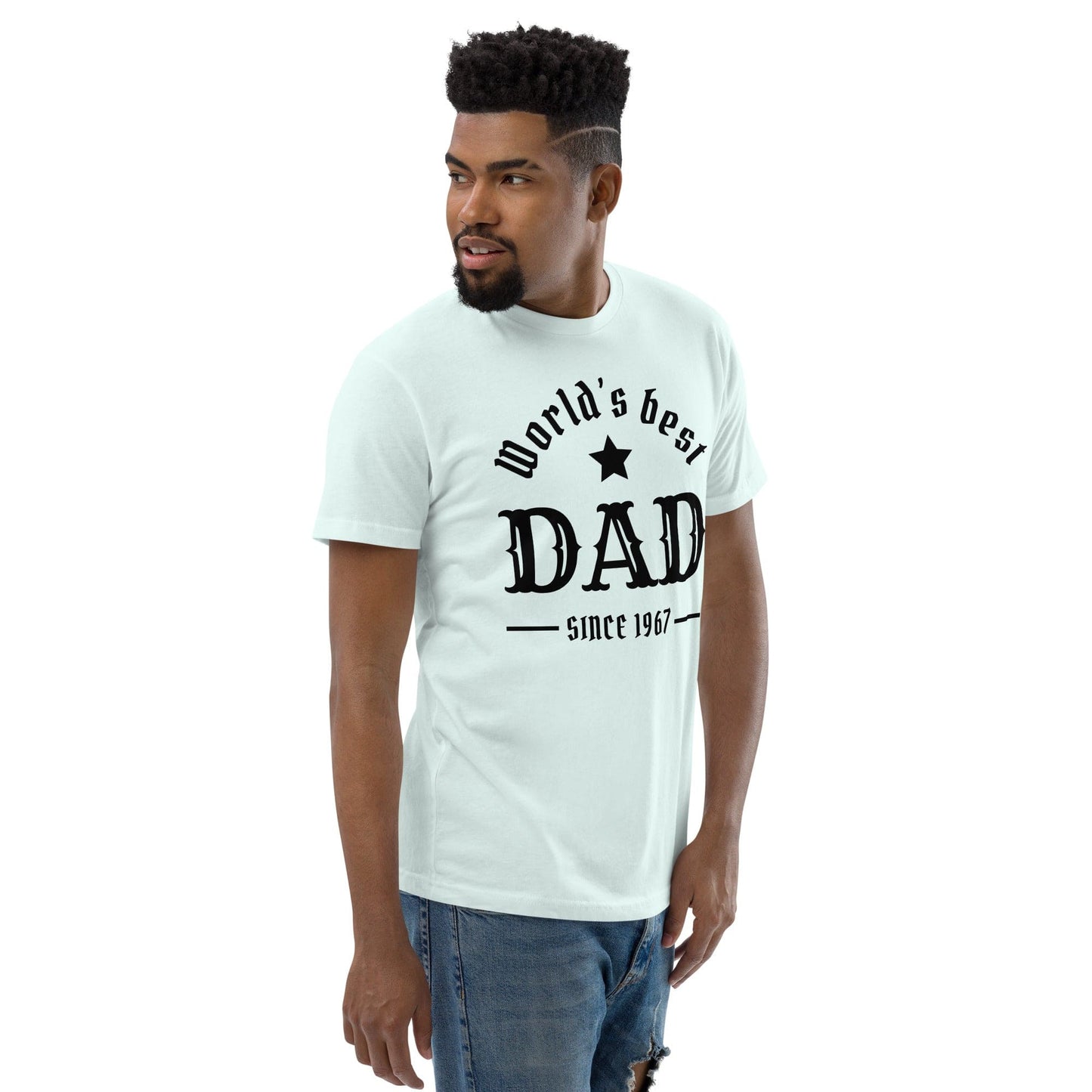 World’s Best Dad T-Shirt – Vintage Father’s Day Gift | ccanvas - Men’s Graphic T-Shirt | Ccanvas
