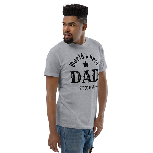 World’s Best Dad T-Shirt – Vintage Father’s Day Gift | ccanvas - Men’s Graphic T-Shirt | Ccanvas
