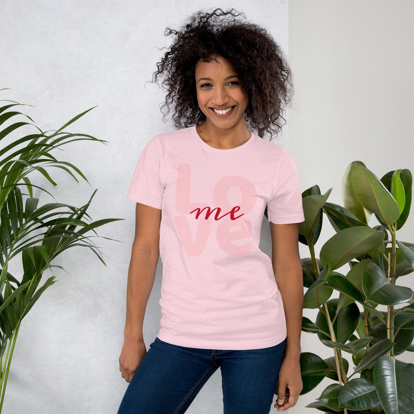 Love Me Graphic T-Shirt – Bold Minimalist Print | ccanvas - Unisex T-Shirt with Graphic Print | Ccanvas