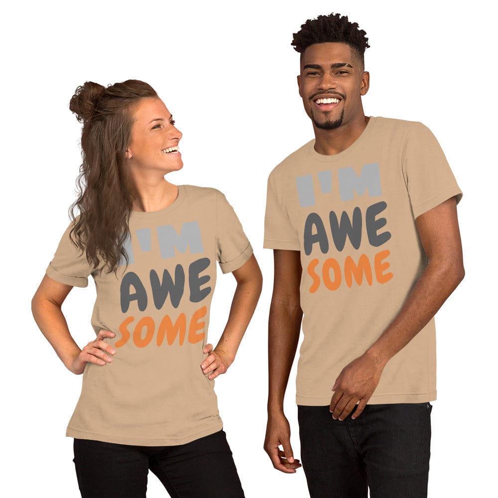 I’m Awesome” Funny Statement T-Shirt – Bold Graphic Tee | ccanvas - Unisex T-Shirt | Ccanvas