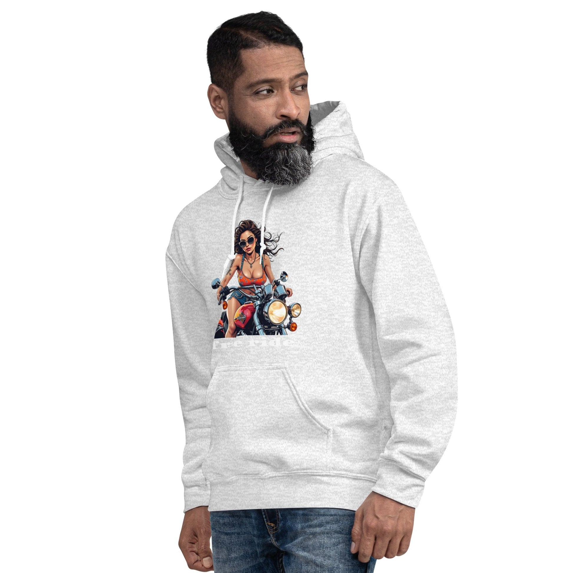 Free Ride Hoodie – Bold Biker Girl Graphic Sweatshirt | ccanvas - Unisex Hoodie | Ccanvas