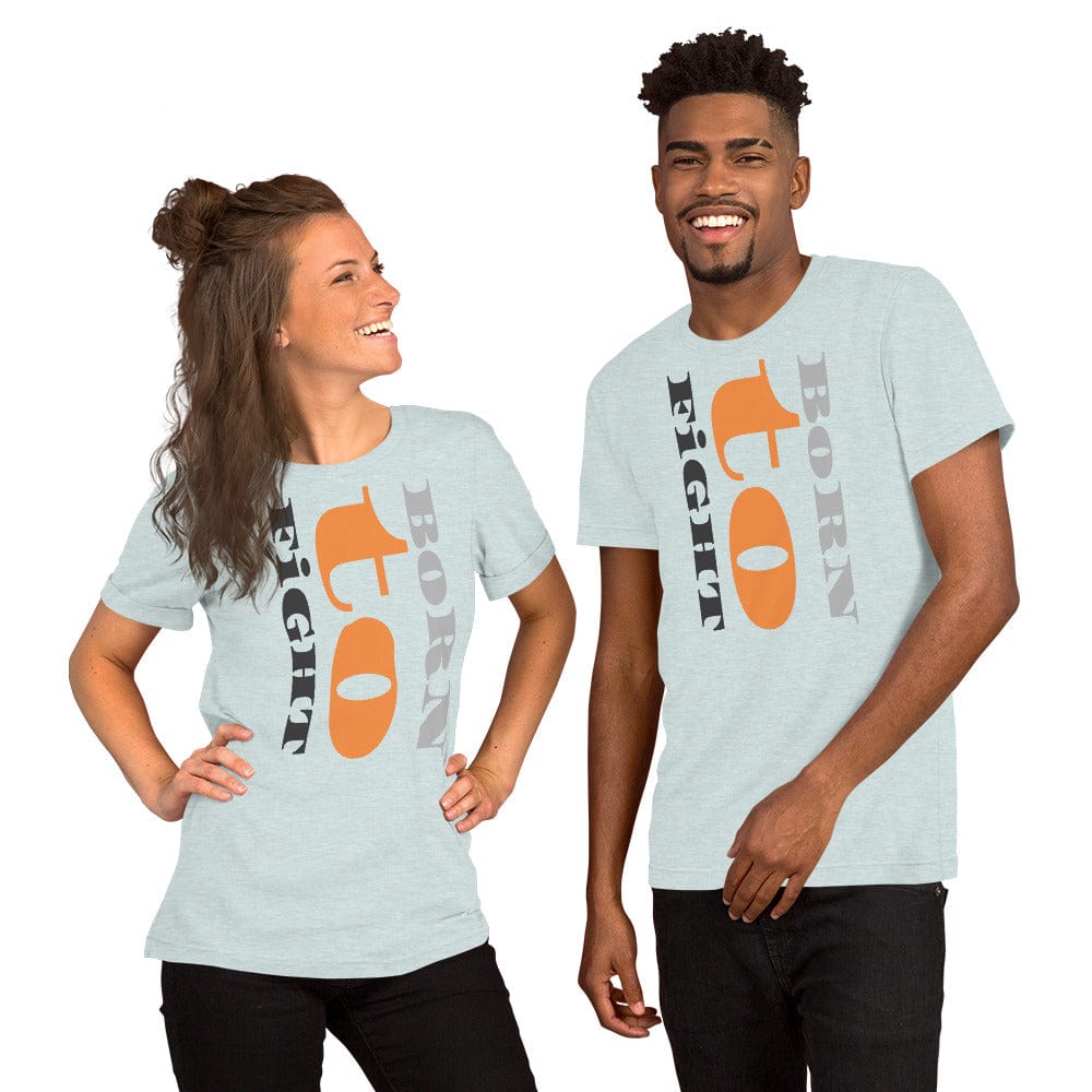 Born to Fight T-Shirt – Bold Motivational Shirt for Men & Women | Grit, Gym, MMA & Streetwear Tee - ccanvas - Unisex T-Shirt with Graphic Print | Ccanvas