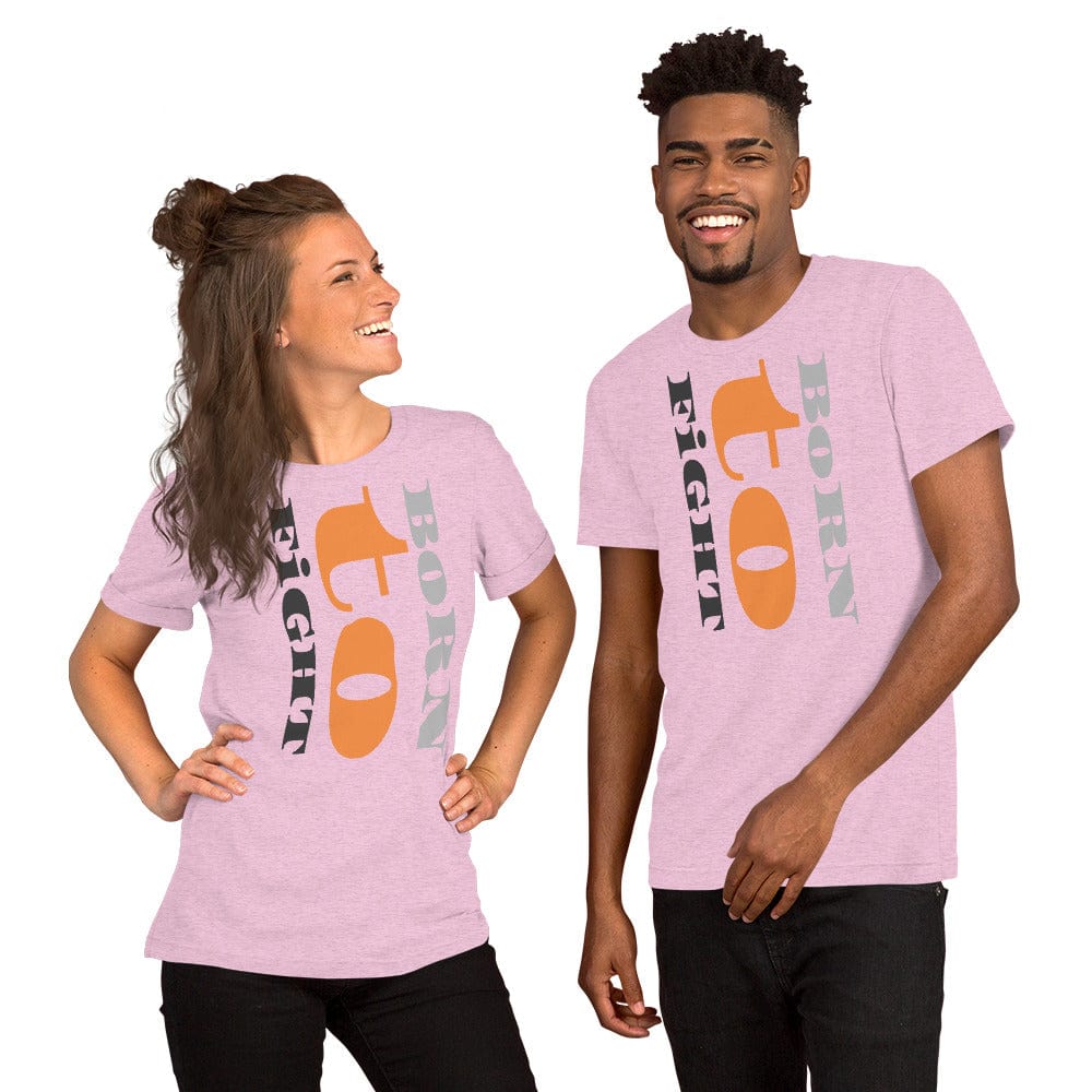Born to Fight T-Shirt – Bold Motivational Shirt for Men & Women | Grit, Gym, MMA & Streetwear Tee - ccanvas - Unisex T-Shirt with Graphic Print | Ccanvas