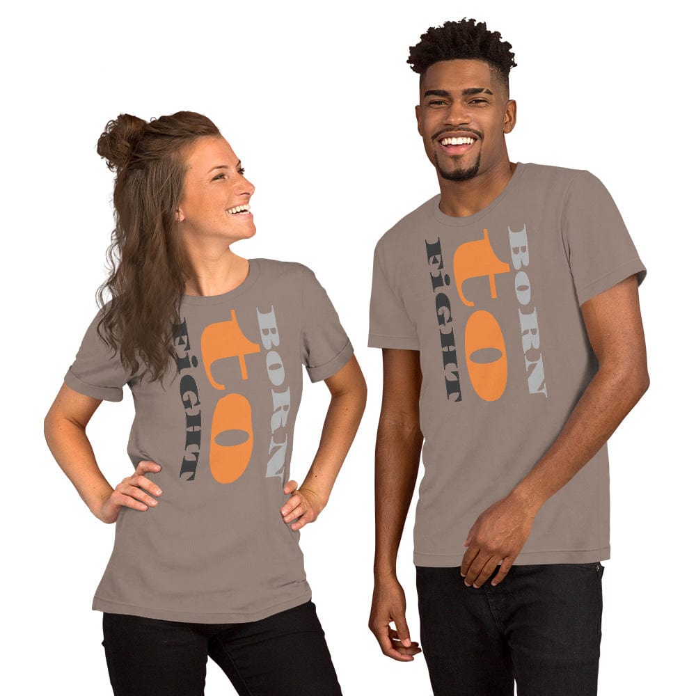 Born to Fight T-Shirt – Bold Motivational Shirt for Men & Women | Grit, Gym, MMA & Streetwear Tee - ccanvas - Unisex T-Shirt with Graphic Print | Ccanvas
