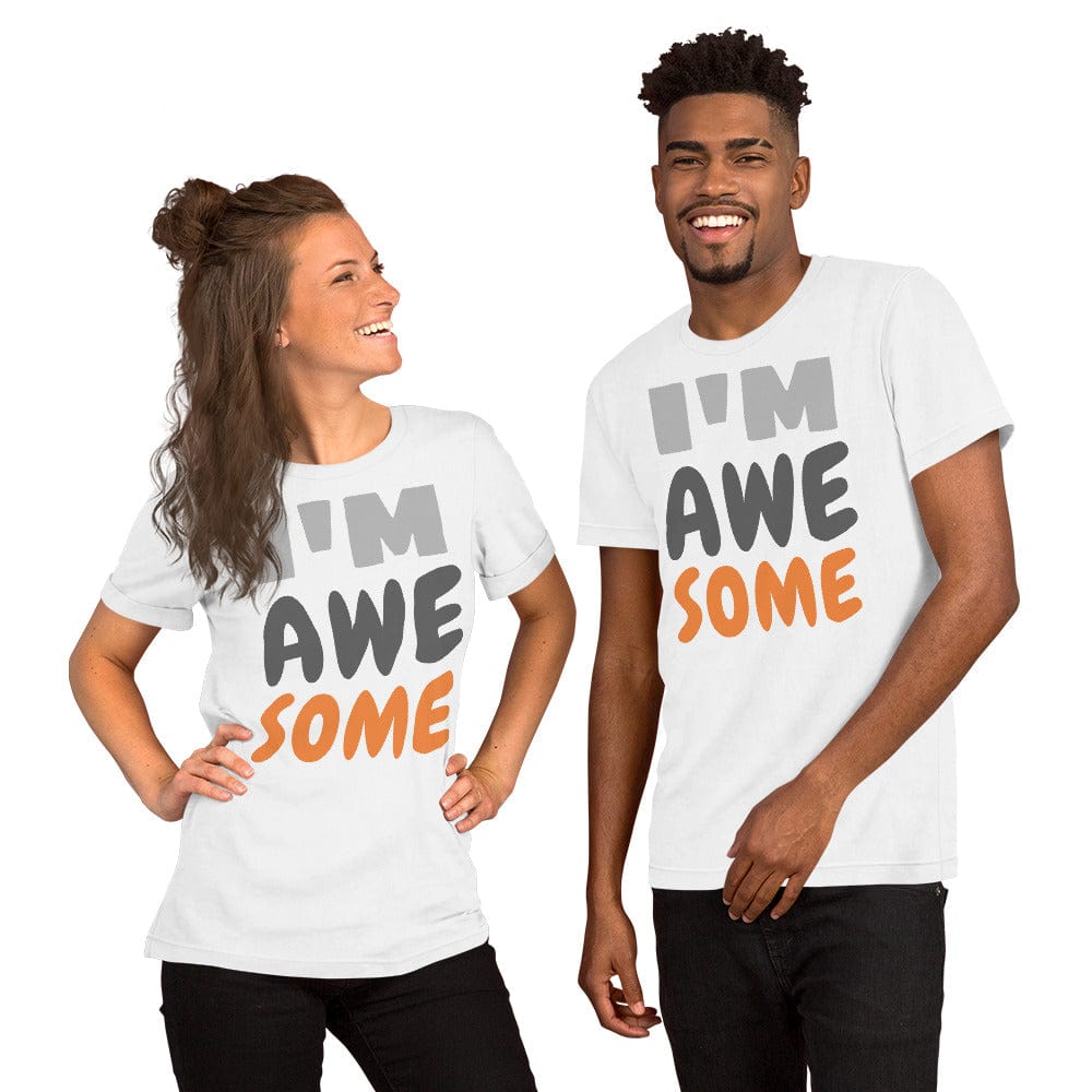 I’m Awesome” Funny Statement T-Shirt – Bold Graphic Tee | ccanvas - Unisex T-Shirt | Ccanvas