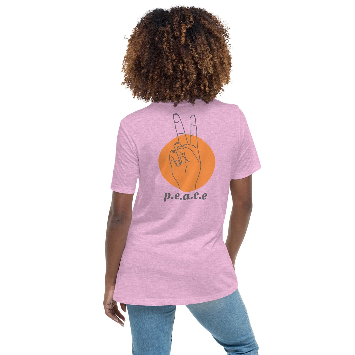 Peace Sign Backprint T-Shirt – Minimalist Streetwear | ccanvas - Unisex Graphic T-Shirt | Ccanvas