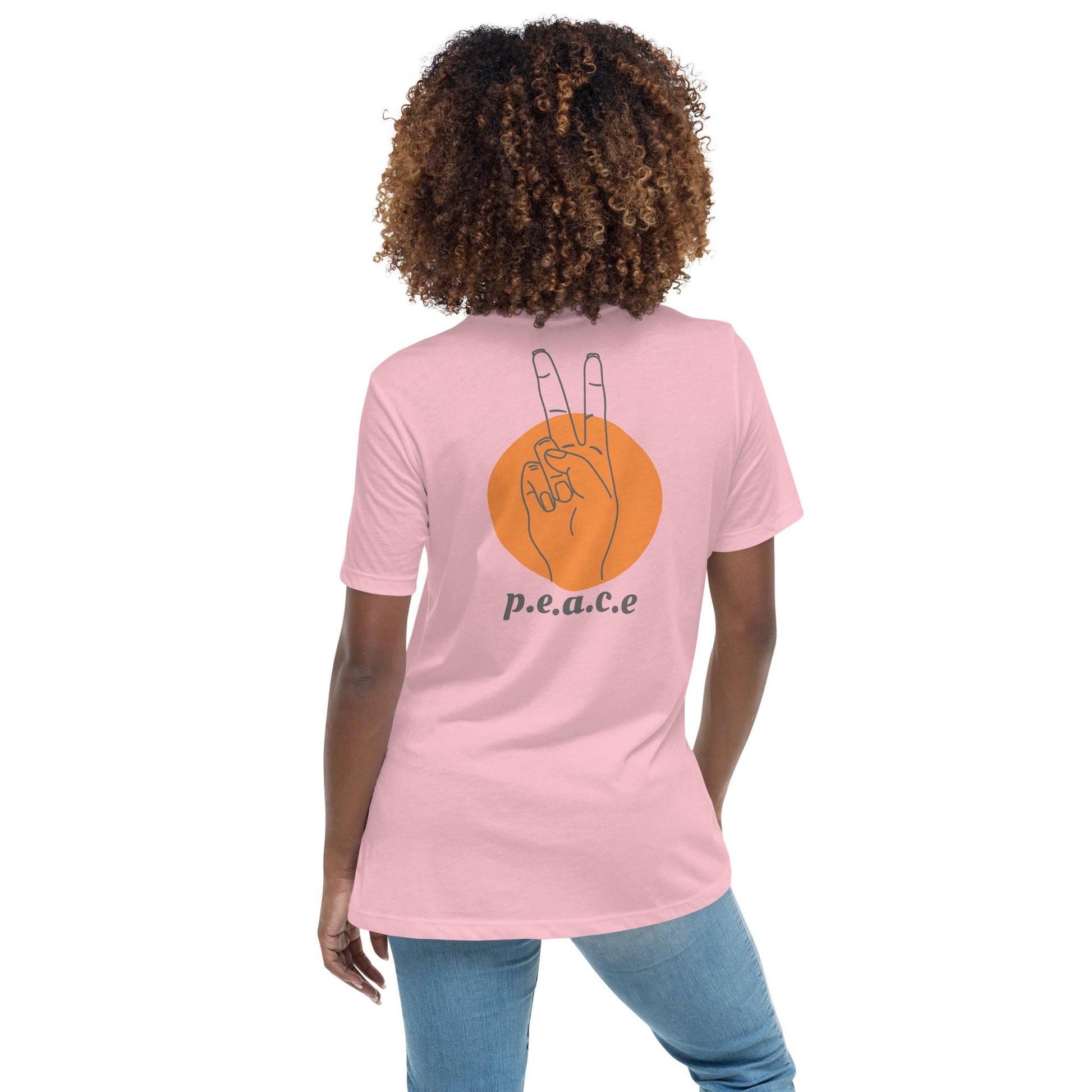 Peace Sign Backprint T-Shirt – Minimalist Streetwear | ccanvas - Unisex Graphic T-Shirt | Ccanvas
