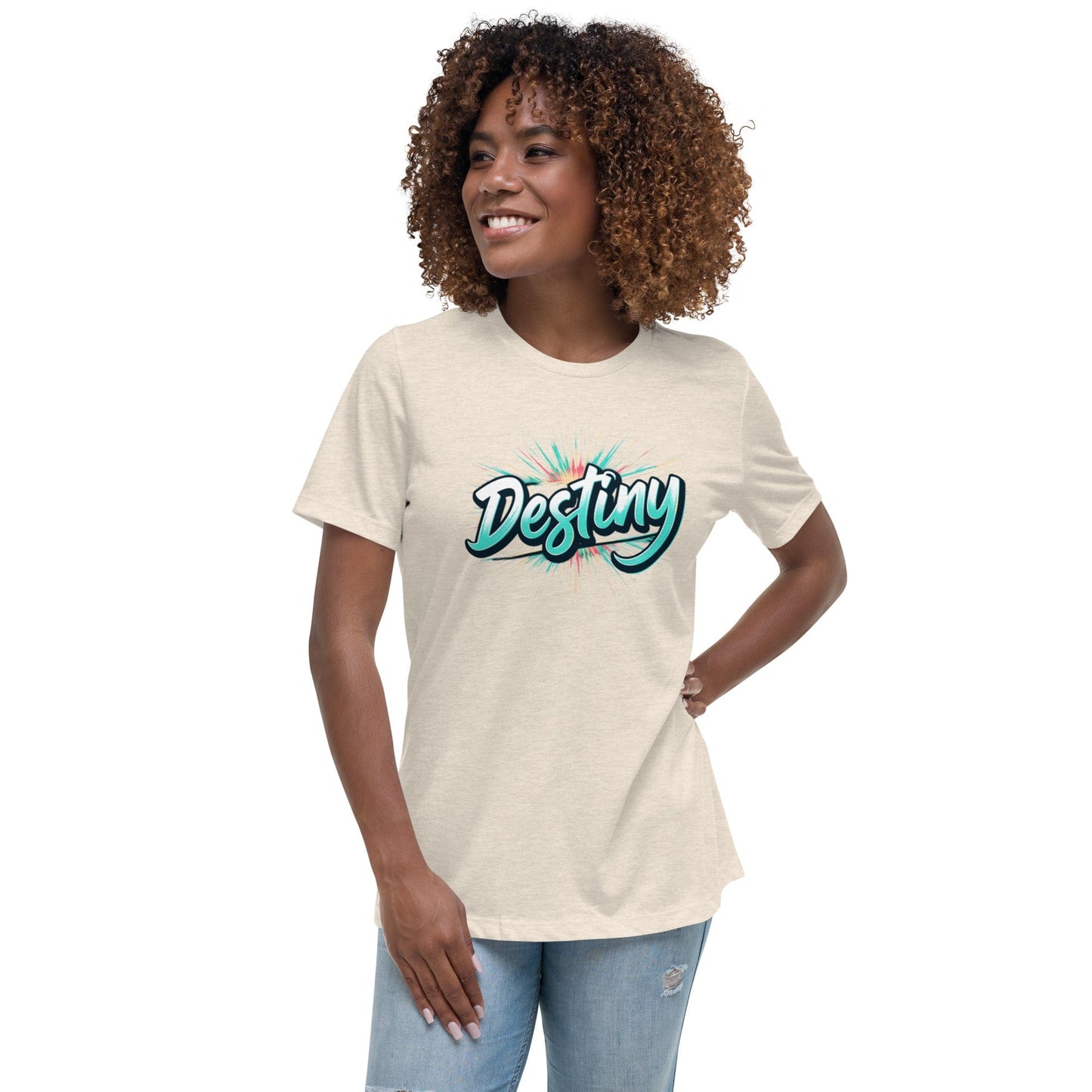 Destiny Inspirational Graphic T-Shirt for Women – Motivational Streetwear | ccanvas - T-Shirt | Ccanvas