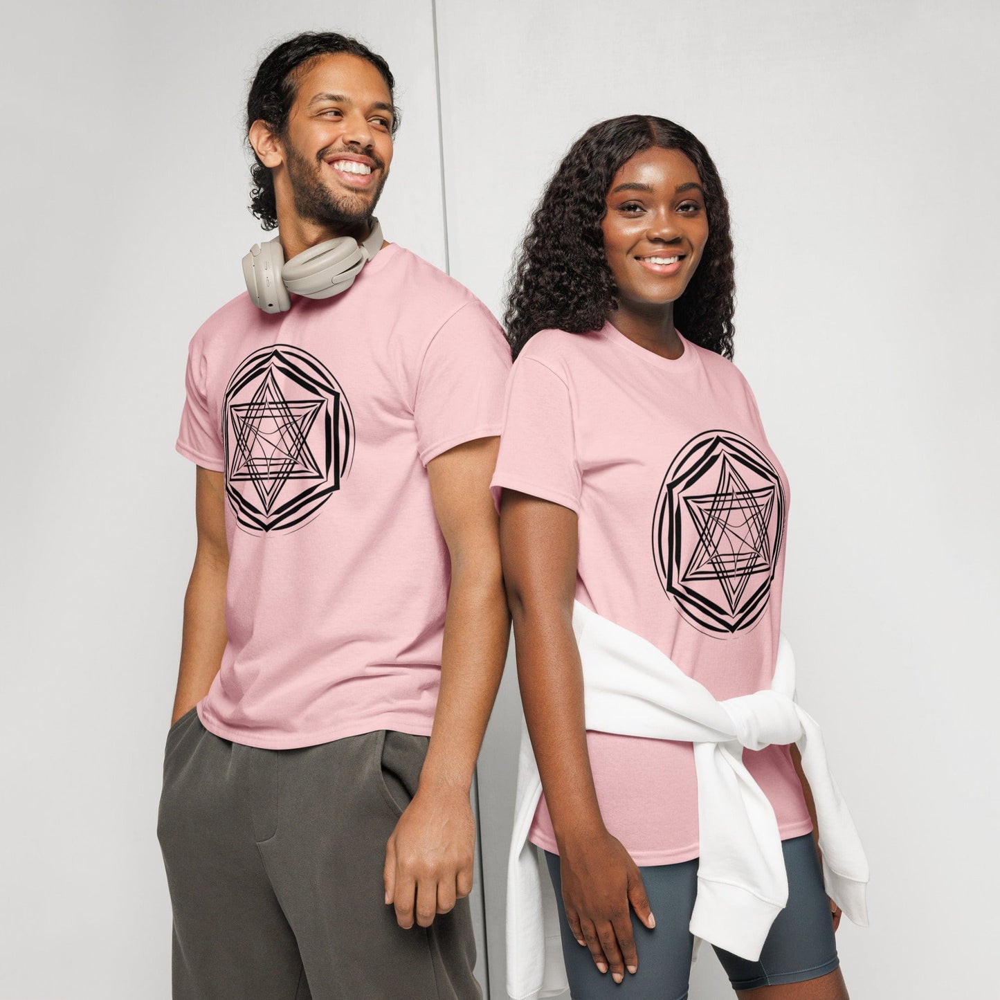 Women’s Sacred Geometry Graphic Tee – Abstract Star Design | ccanvas - Women’s T-Shirt | Ccanvas