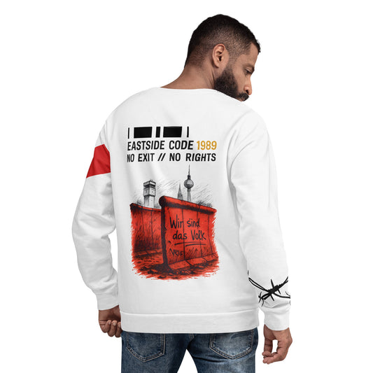 Berlin 1989 Organic Sweatshirt – Unisex Heritage Crew | ccanvas - Sweatshirt | Ccanvas