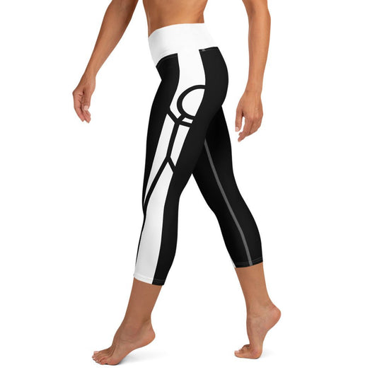 High - Waisted Sculpting Leggings – Monochrome Design | ccanvas - Leggings | Ccanvas