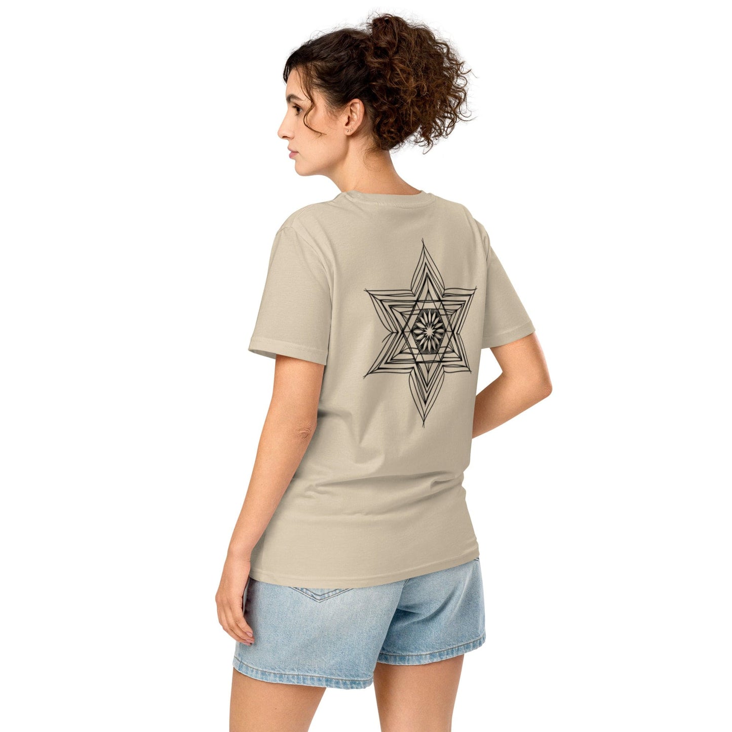 Sacred Star Backprint – Spiritual Women’s T-Shirt | ccanvas - Women’s T-Shirt | Ccanvas