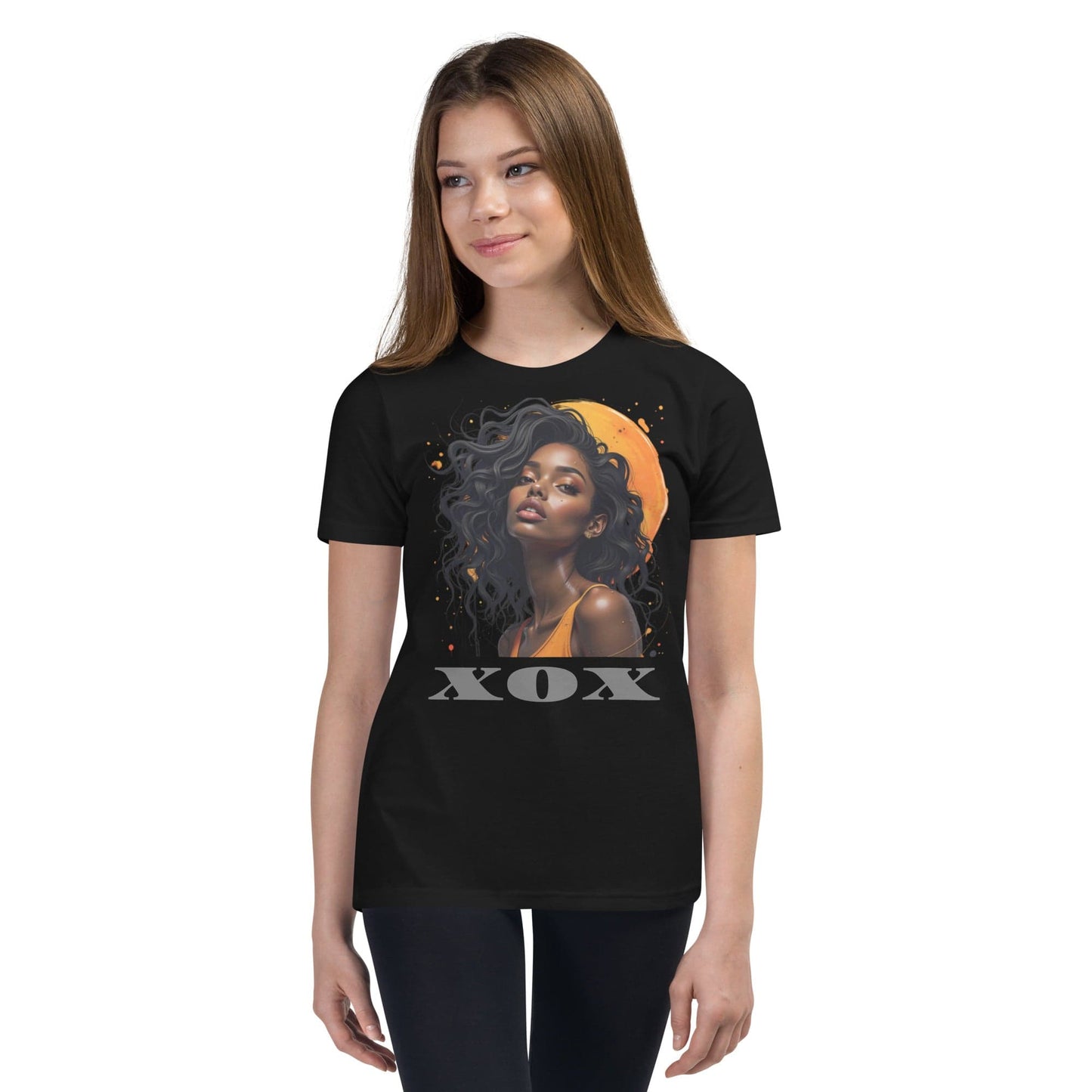 XOX Afro Queen T-Shirt – Bold Empowerment Tee with Melanin Art | ccanvas - Women’s T-Shirts | Ccanvas