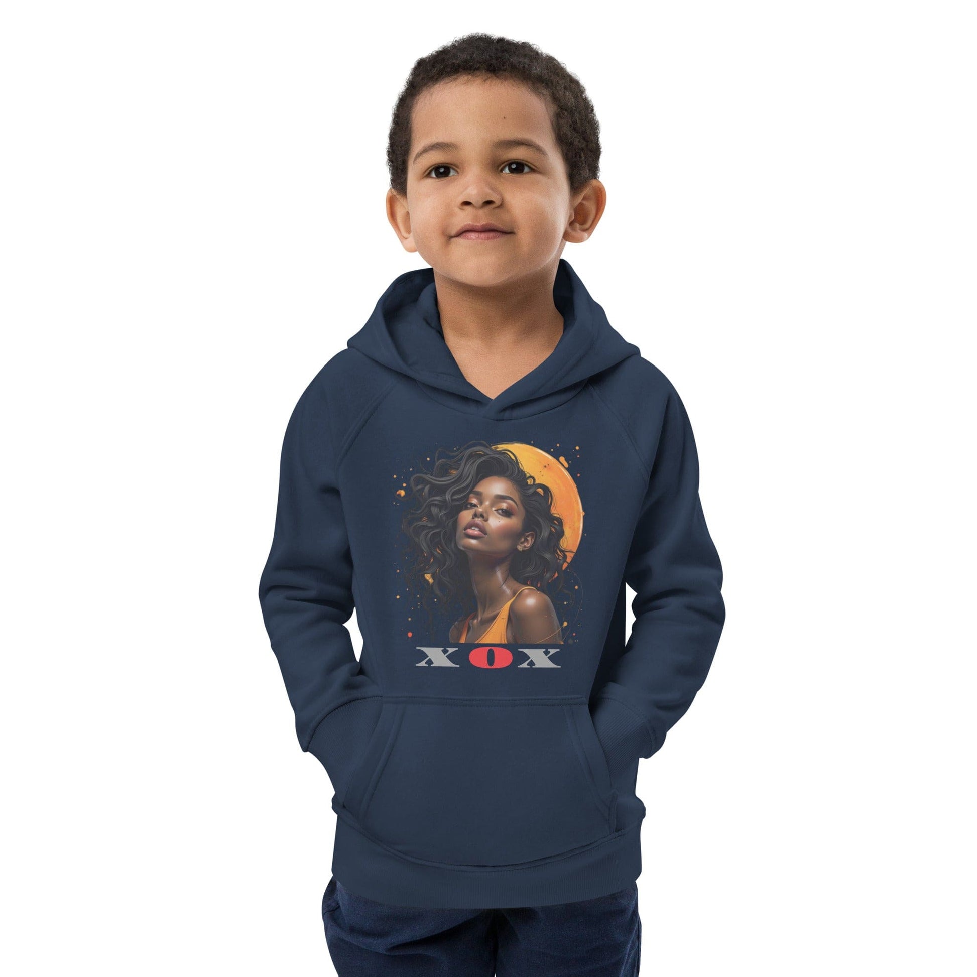 XOX Afro Queen – Kids Hoodie | Empowering Art Design by ccanvas - Kids Hoodies | Ccanvas