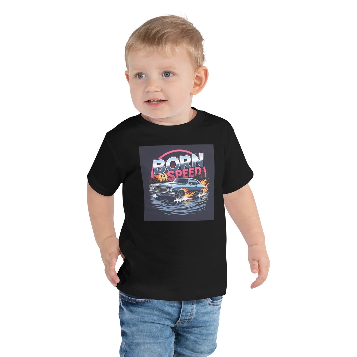 Born to Speed Kids T-Shirt – Cool Racing Car Graphic Tee for Boys & Girls | ccanvas - Kids T-Shirts | Ccanvas
