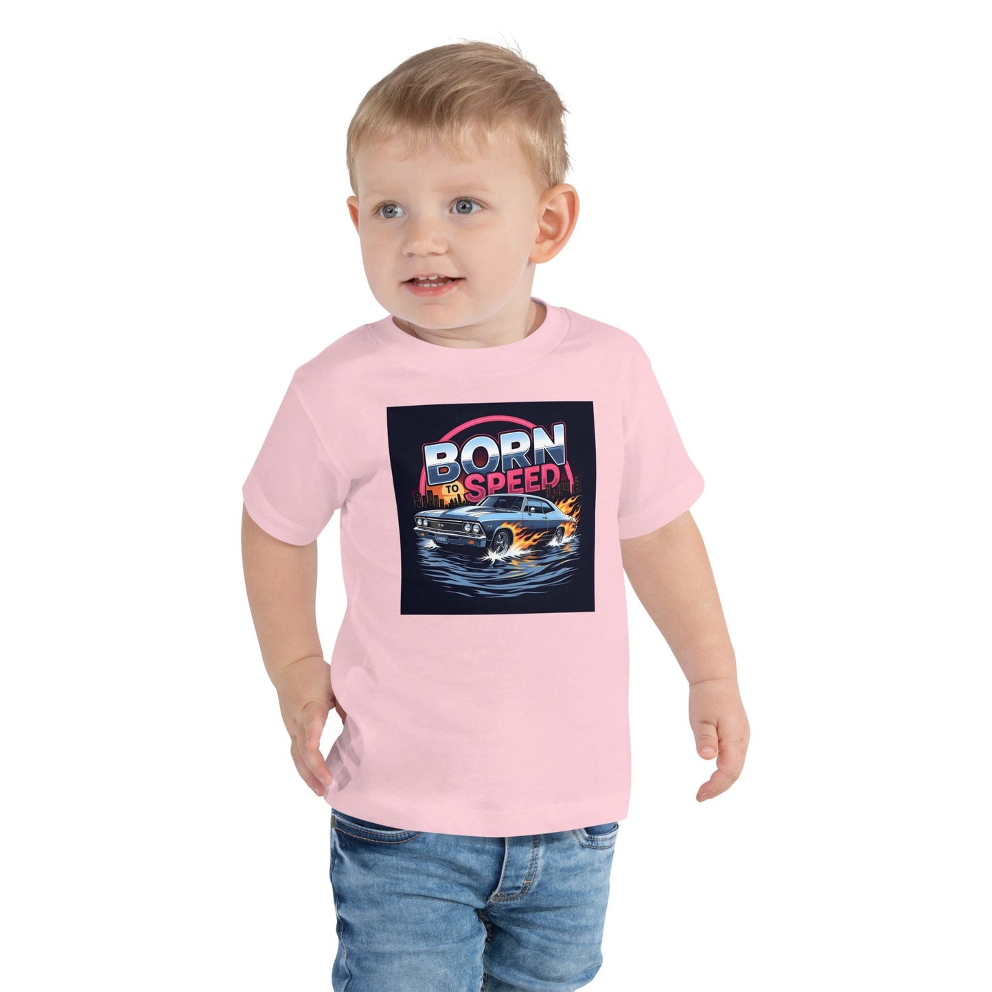 Born to Speed Kids T-Shirt – Cool Racing Car Graphic Tee for Boys & Girls | ccanvas - Kids T-Shirts | Ccanvas