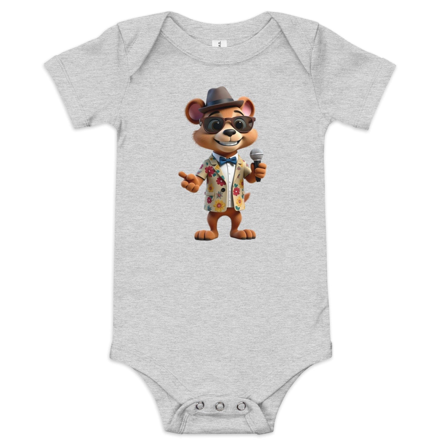 Cool Bear Baby Onesie with Funny Cartoon Swag Design | ccanvas - Baby Onesies | Ccanvas