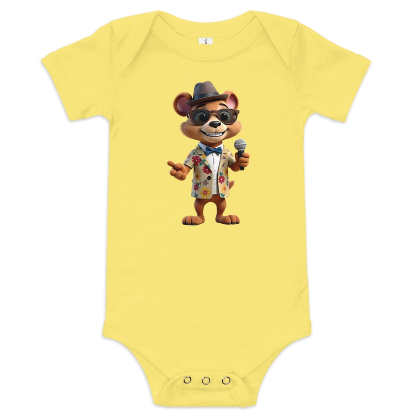 Cool Bear Baby Onesie with Funny Cartoon Swag Design | ccanvas - Baby Onesies | Ccanvas