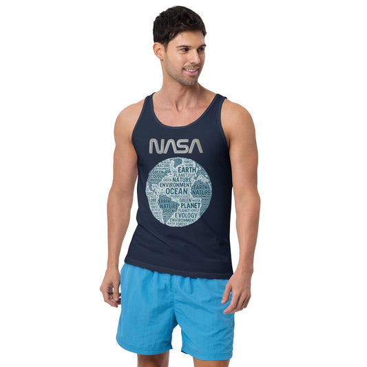 NASA Wordcloud Earth Tank Top – Planet Protection Typography Design | ccanvas - Tank Tops | Ccanvas